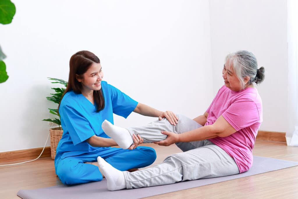 Seniors can safely age in place with the help of physical/occupational therapy.